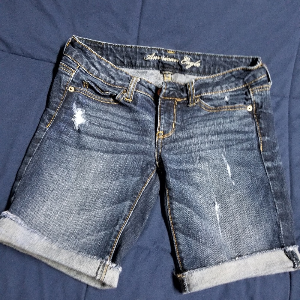American eagle longer shorts